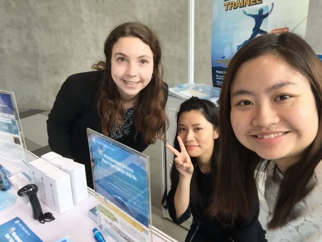 AIESEC stagiaire op haar stage in Hong Kong