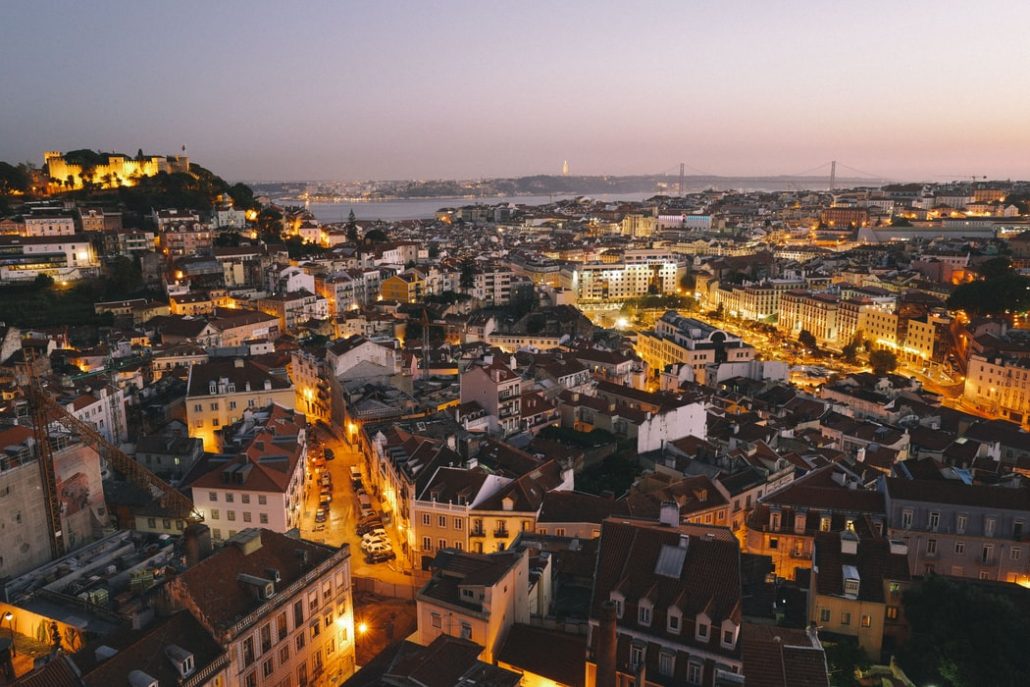 picture of lisbon rooftops from exchange participant